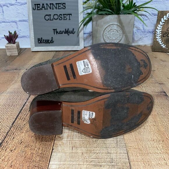 Tom’s Olive Leila Herringbone Ankle Booties - Picture 11 of 11